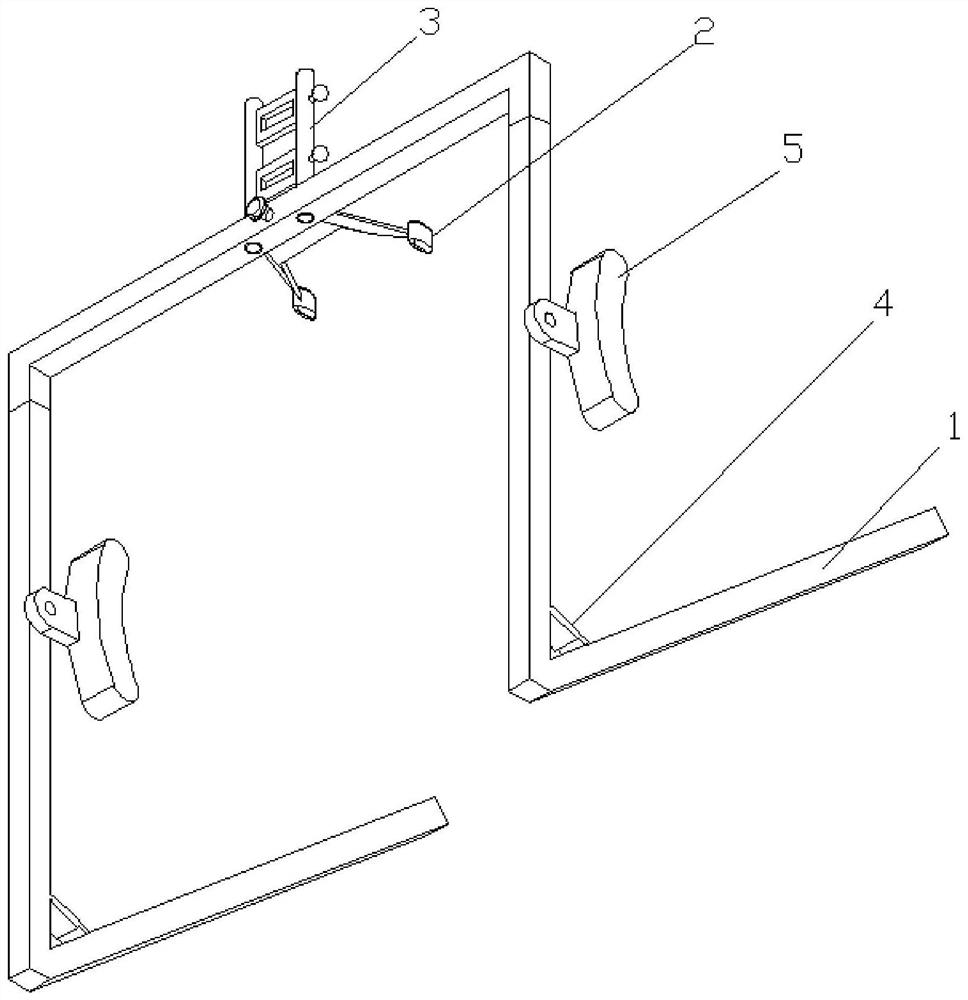 Female self-cleaning intermittent catheterization fixing instrument