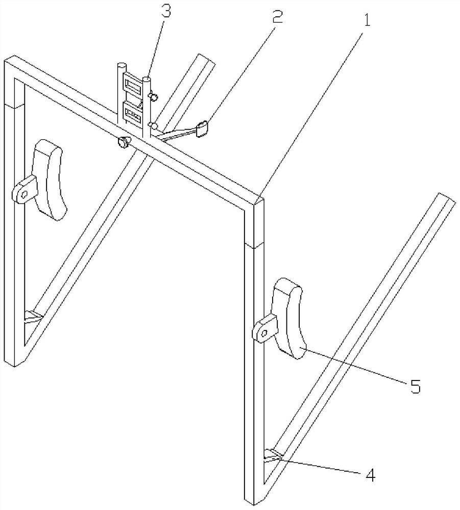 Female self-cleaning intermittent catheterization fixing instrument