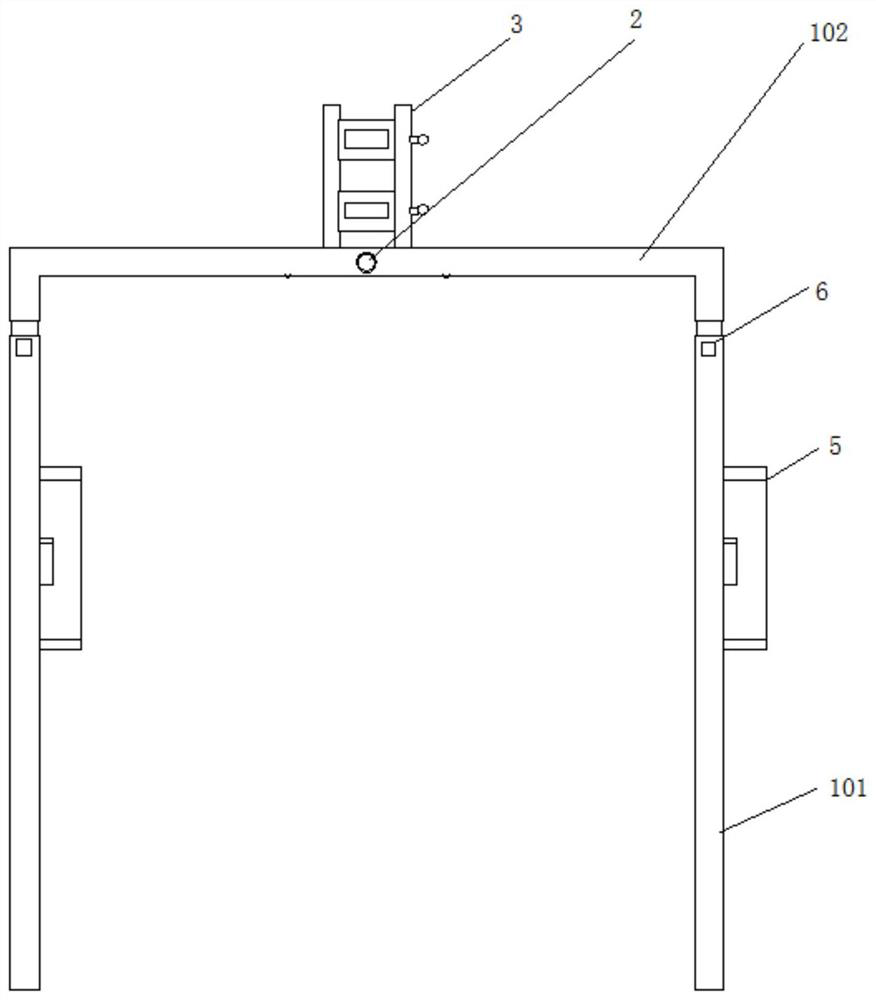 Female self-cleaning intermittent catheterization fixing instrument