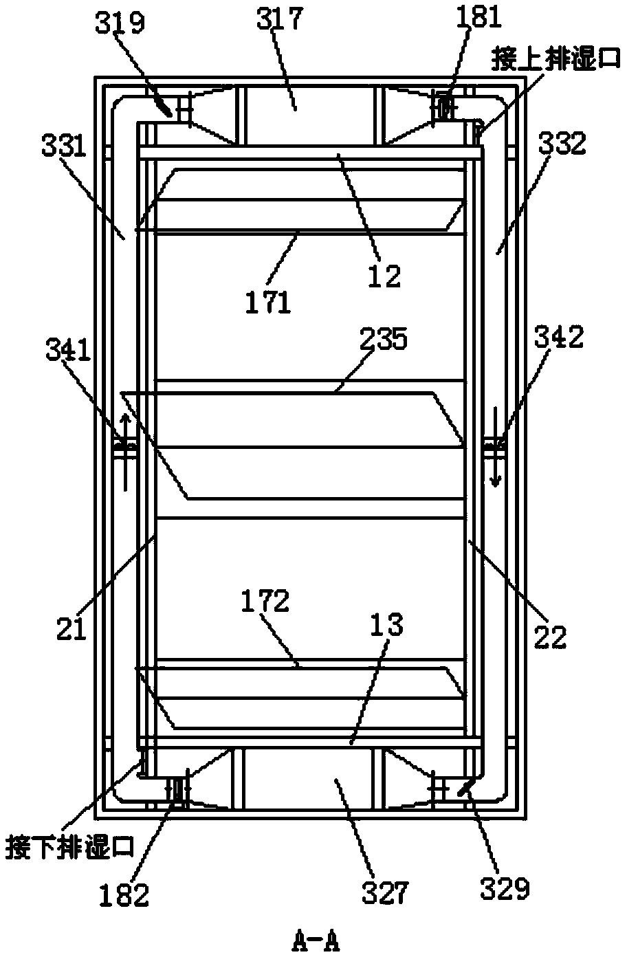 Bidirectional airflow baking device