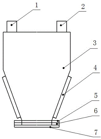 Dust collecting device for titanium tetrachloride production