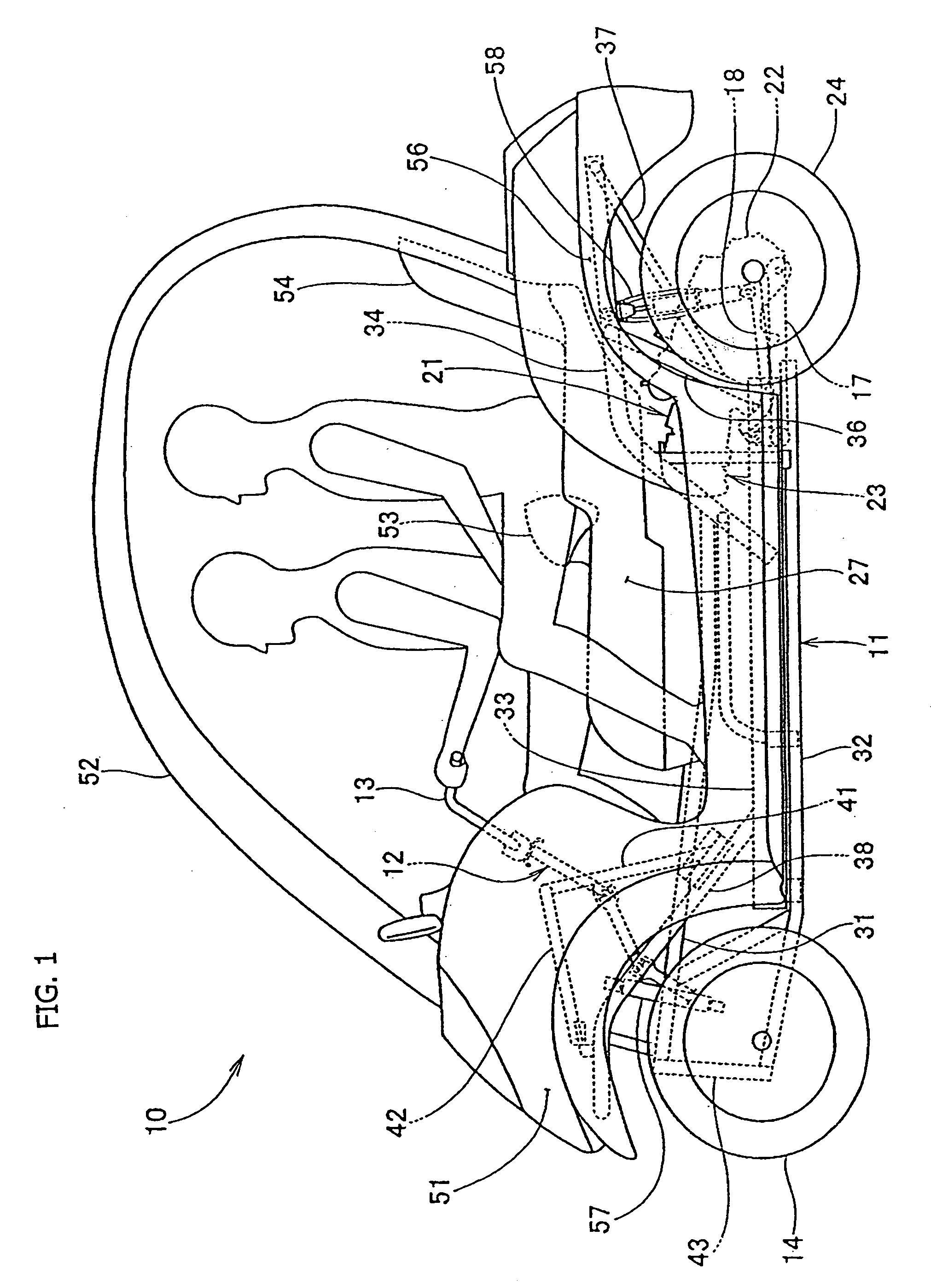 Suspension apparatus for a vehicle and vehicle including same