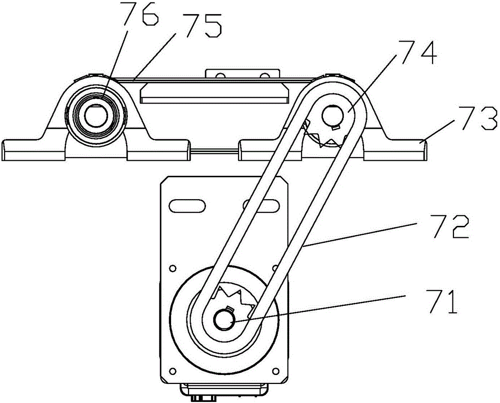 Conveying and self-rotating device and method for cylindrical or columnar object