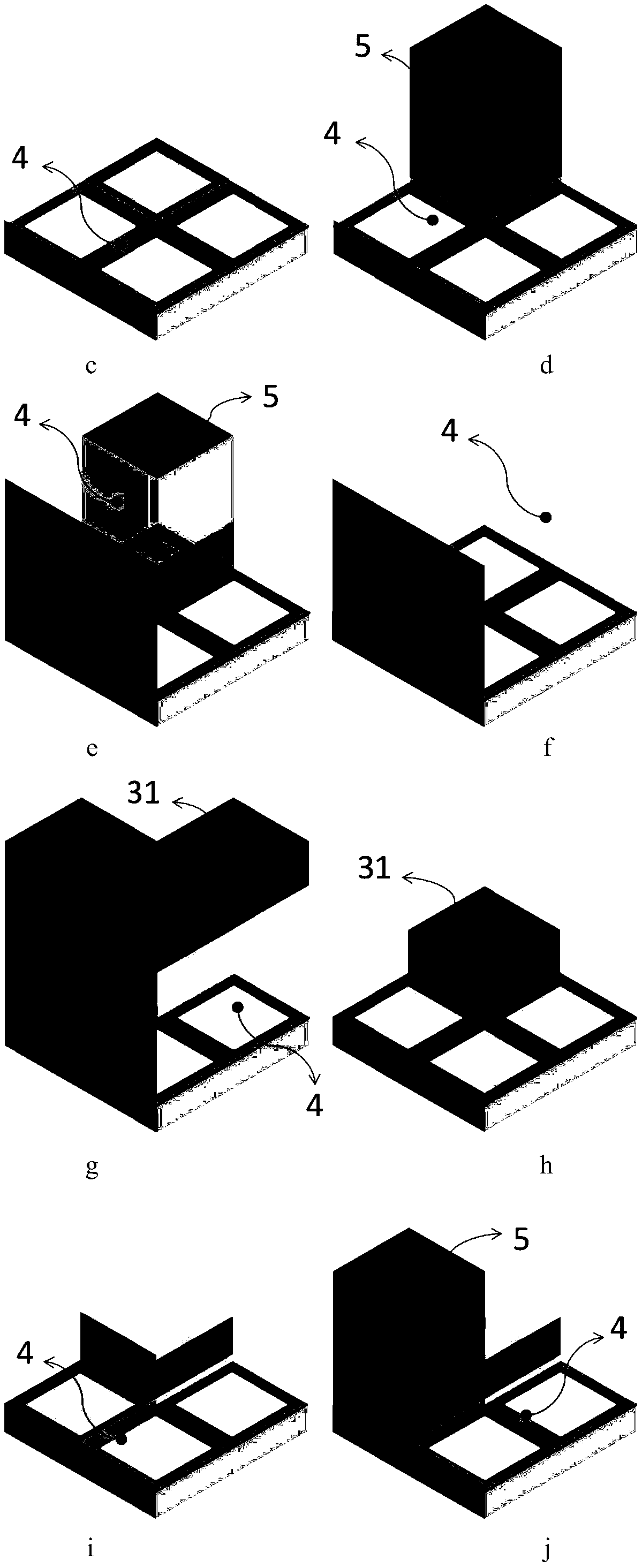 A method for preparing a multi-channel narrowband filter pixel array