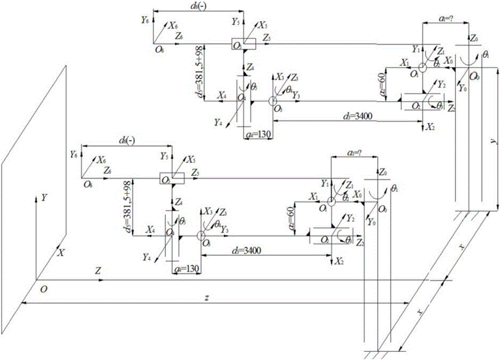 Automatic positioning method for tunneling drill wagon