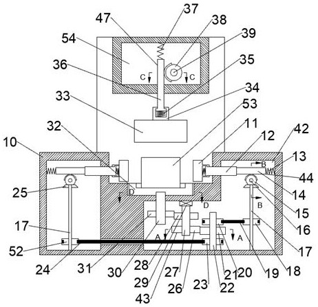 Gear blank forging device