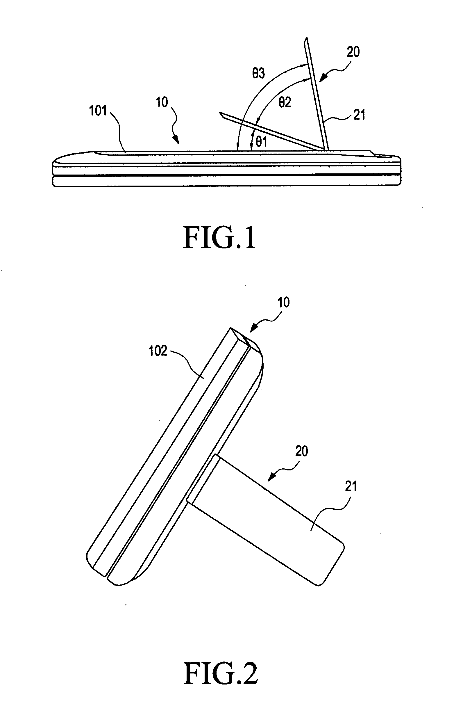 Slim-type quick cradle for a portable terminal