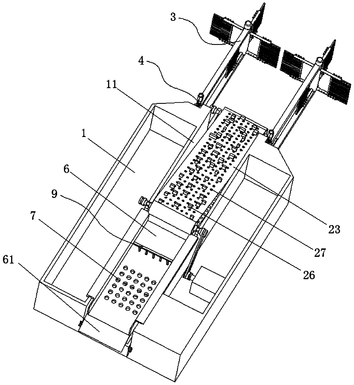 Automatic margarya melanoide catching machine