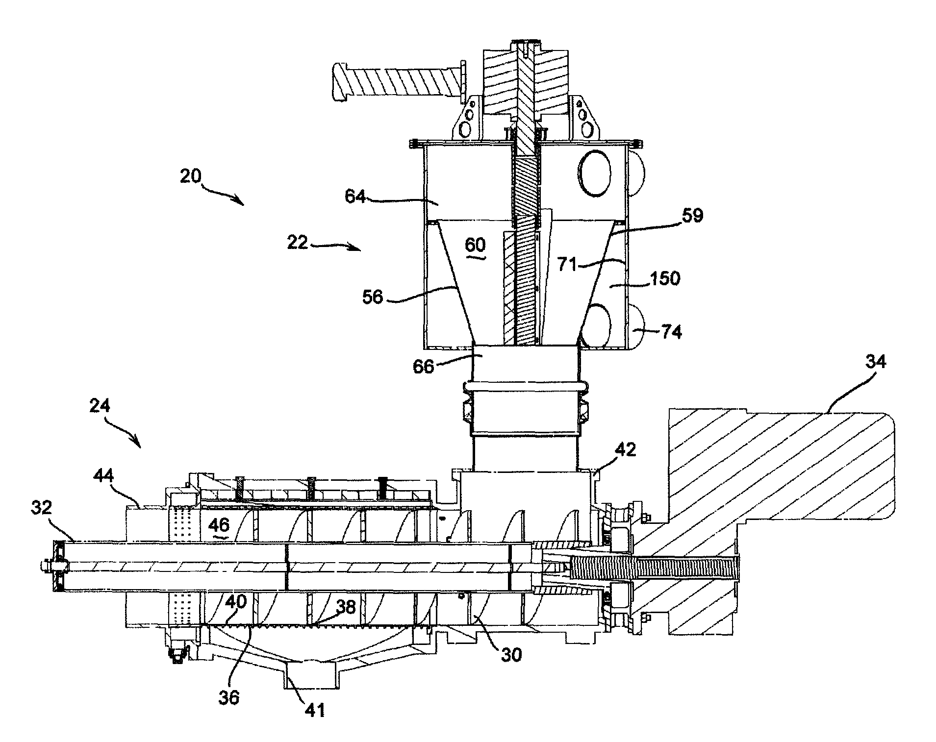 Pre-separator for a screen separator