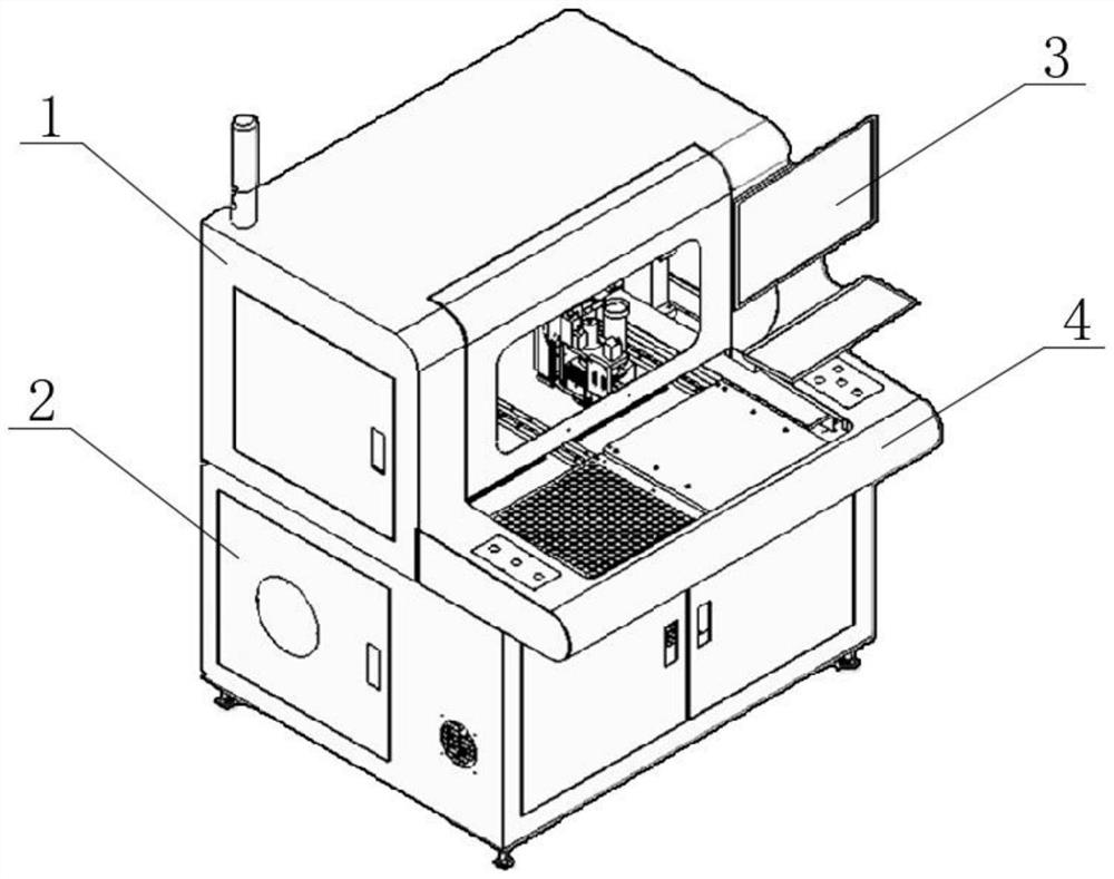 Control method of milling cutter type board dividing machine system