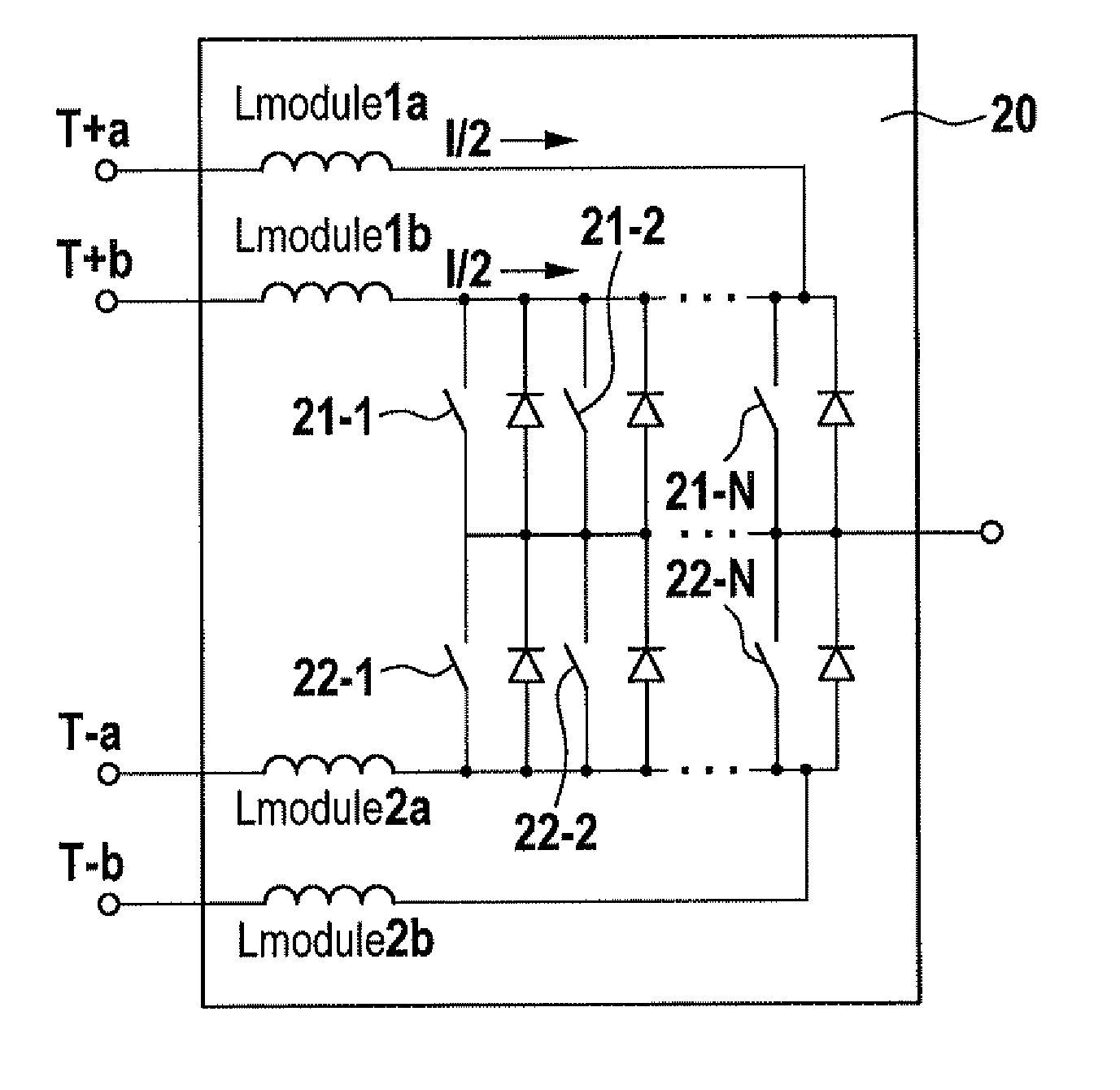 Power semiconductor module and power semiconductor circuit configuration