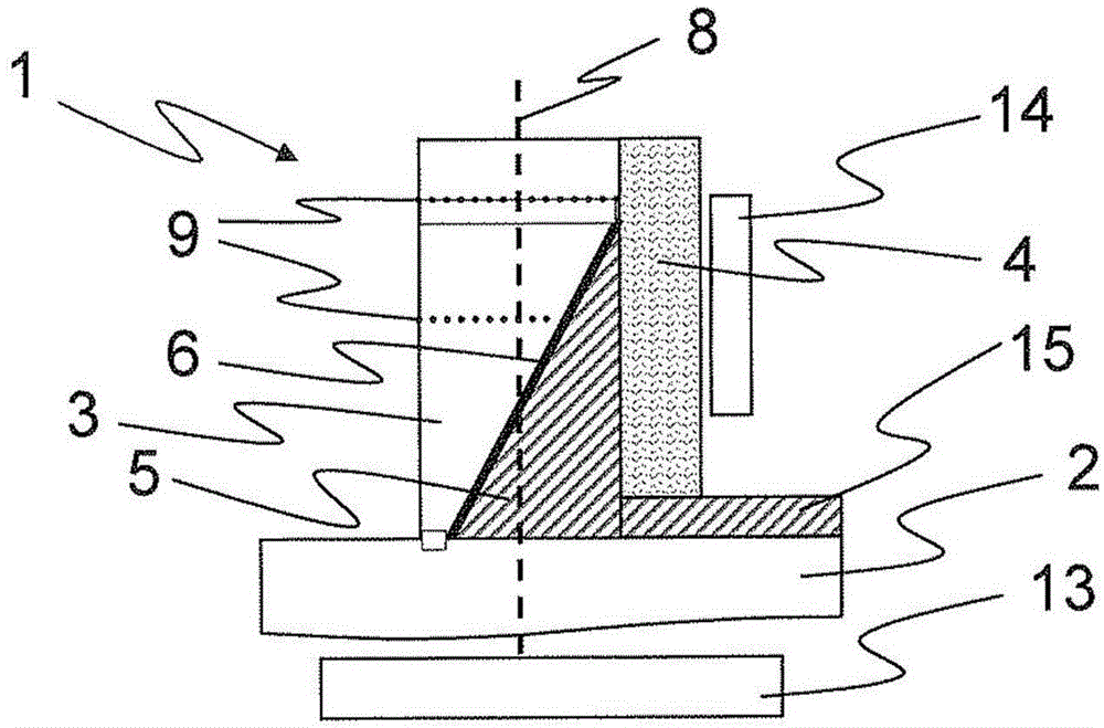 Device for generating electric energy from a heat-conducting material