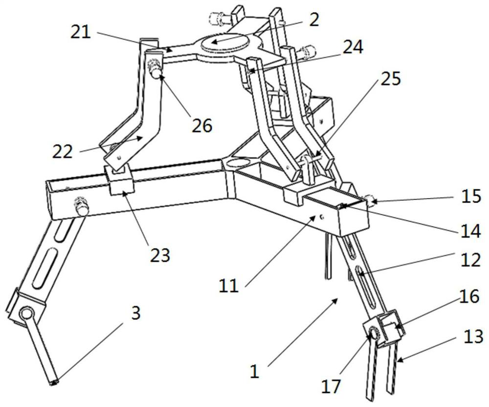 A multi-rotor UAV with foldable adaptive landing gear