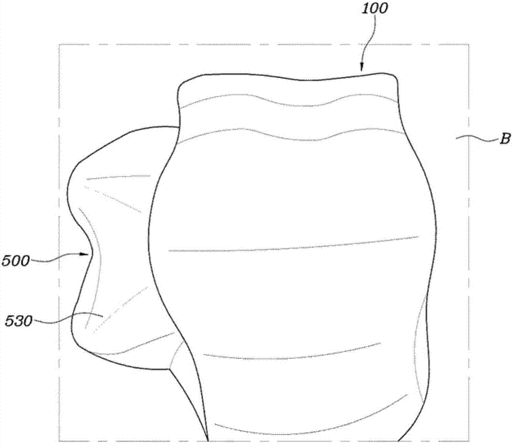 Airbag equipped with sub-chamber