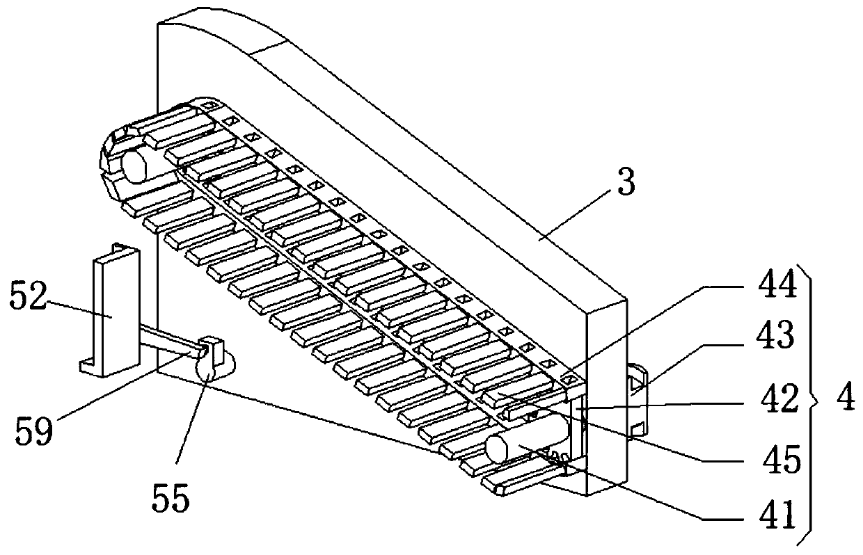 Frame of potato harvester