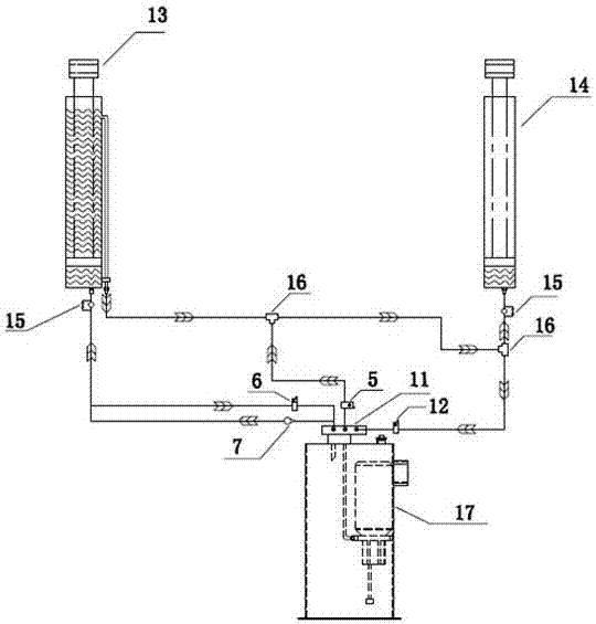 Automatic balance oil cylinder