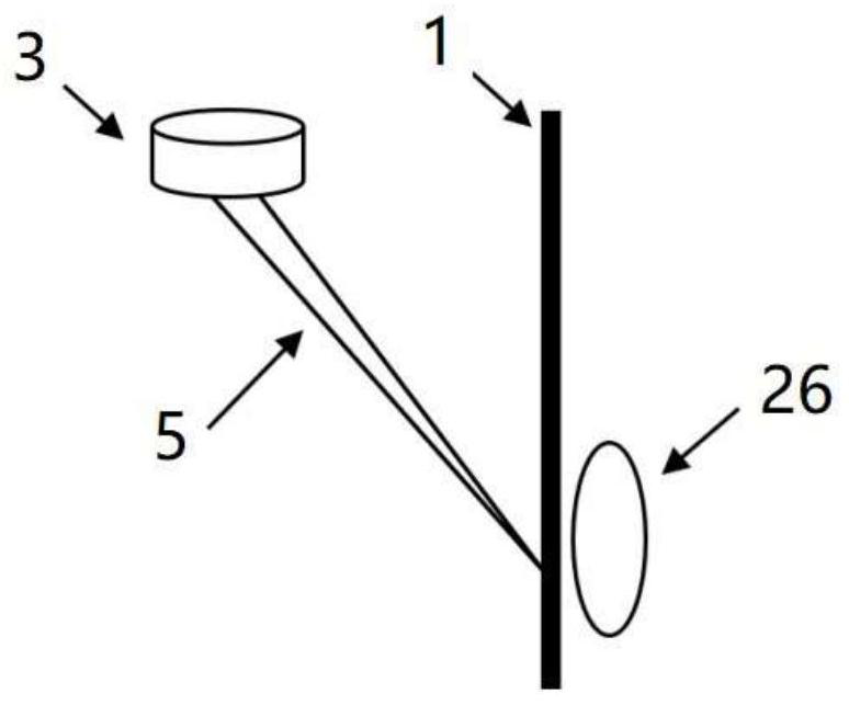 Pipeline inner wall laser cleaning device based on side wall projection