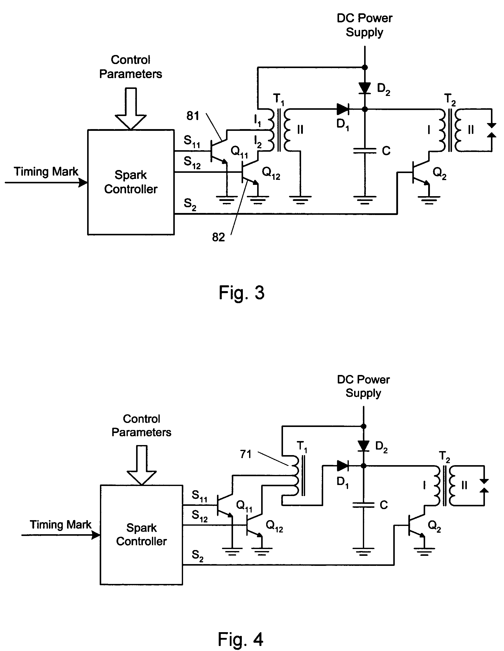 Spark generation method and ignition system using same