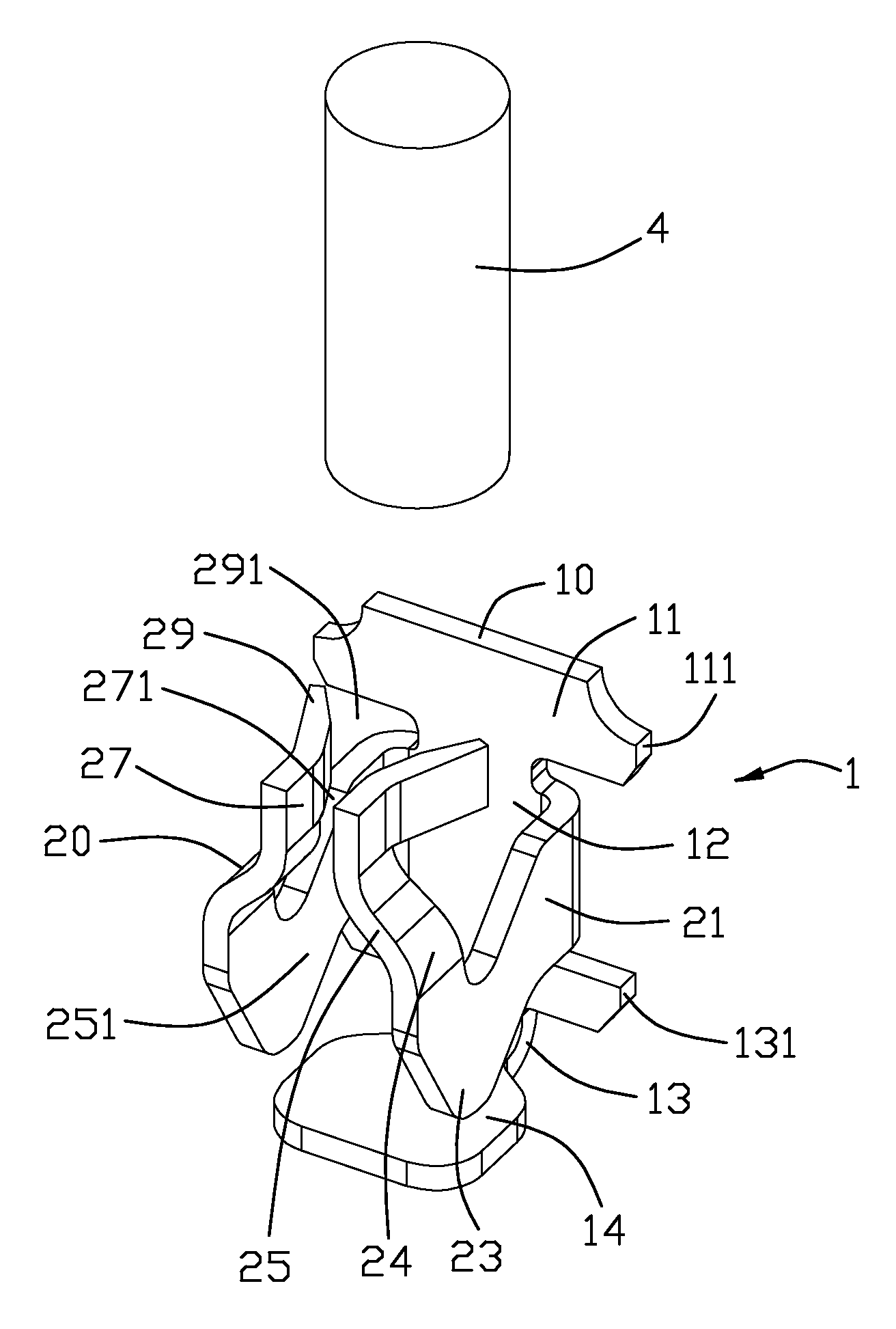 Socket connector having contact terminals with reliable and durable interconnection with pin legs of a CPU