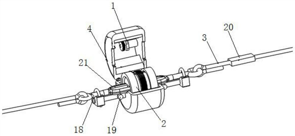 A turnbuckle screw displacement tension automatic adjustment mechanism and its application method