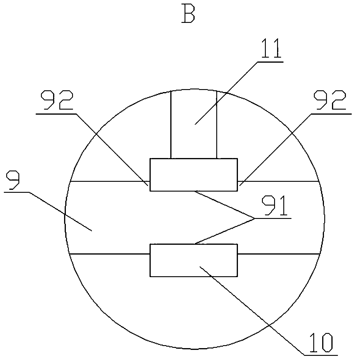 Probability statistics teaching demonstration device