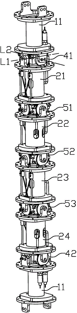 Rope driving-based quickly-replaced linkage flexible charging robot