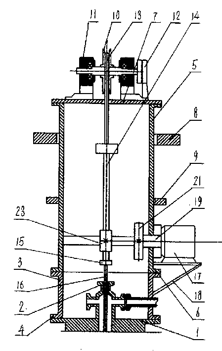 Vertical tube-gear rack type pumping unit