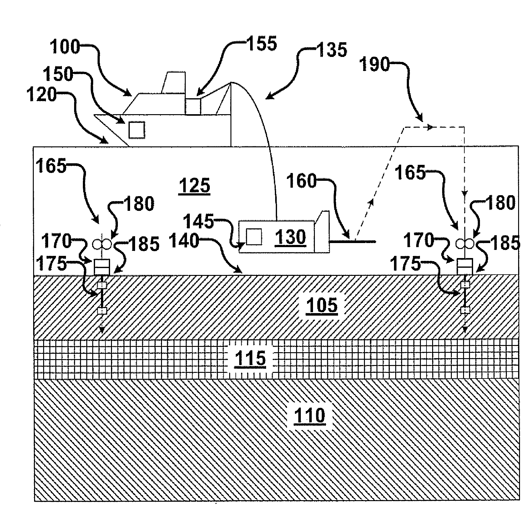 Apparatus, system and method for receiving a vertical component of a signal and for determining a resistivity of a region below a geologic surface for hydrocarbon exploration