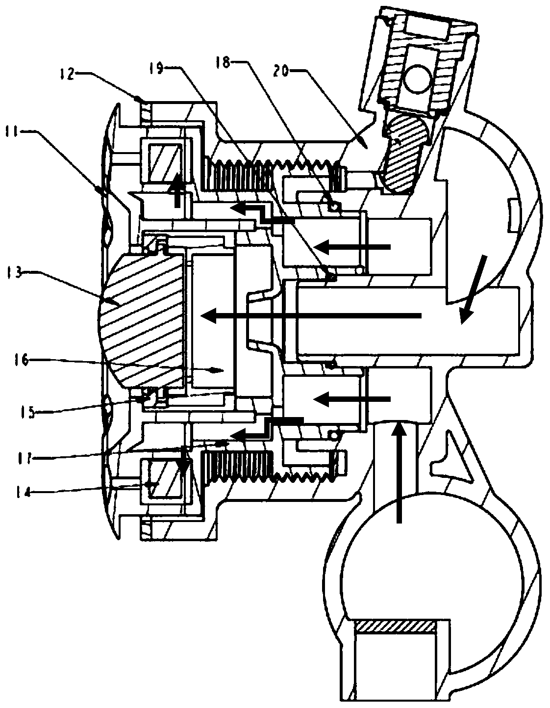 Massage system with nozzles of various spray forms and nozzles thereof