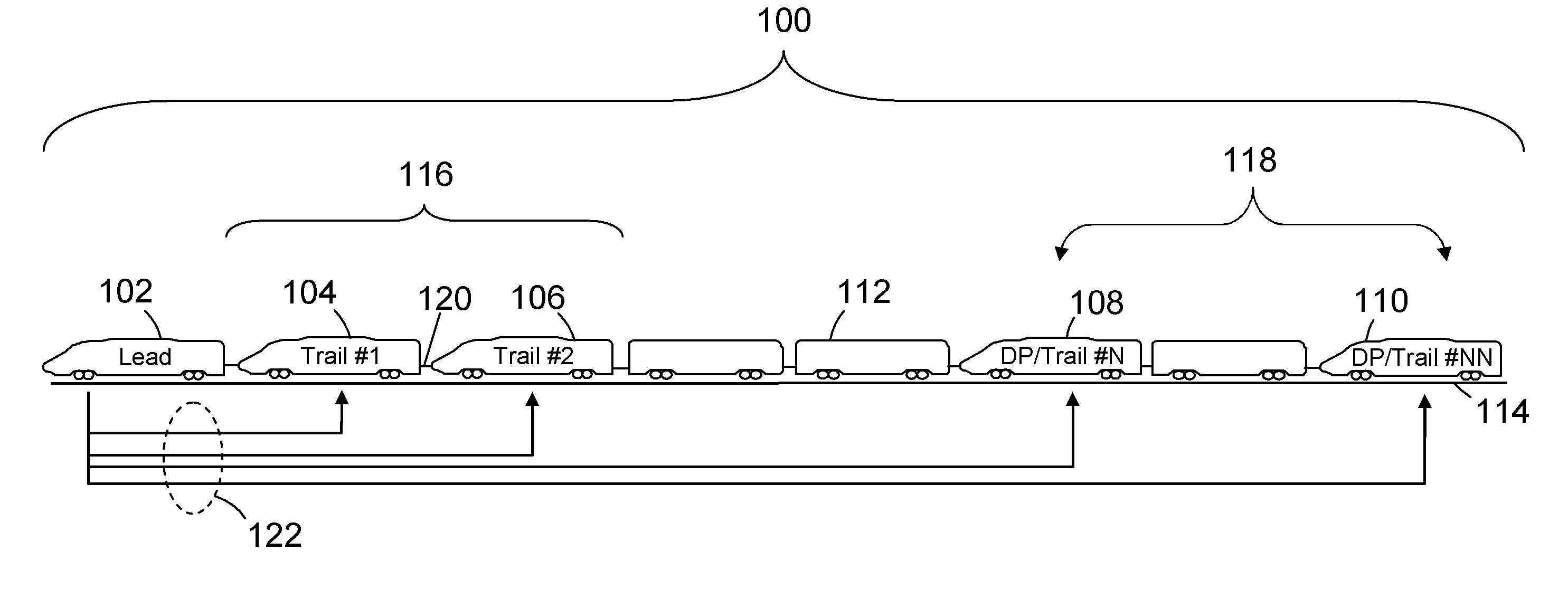 Control system and method for remotely isolating powered units in a rail vehicle system