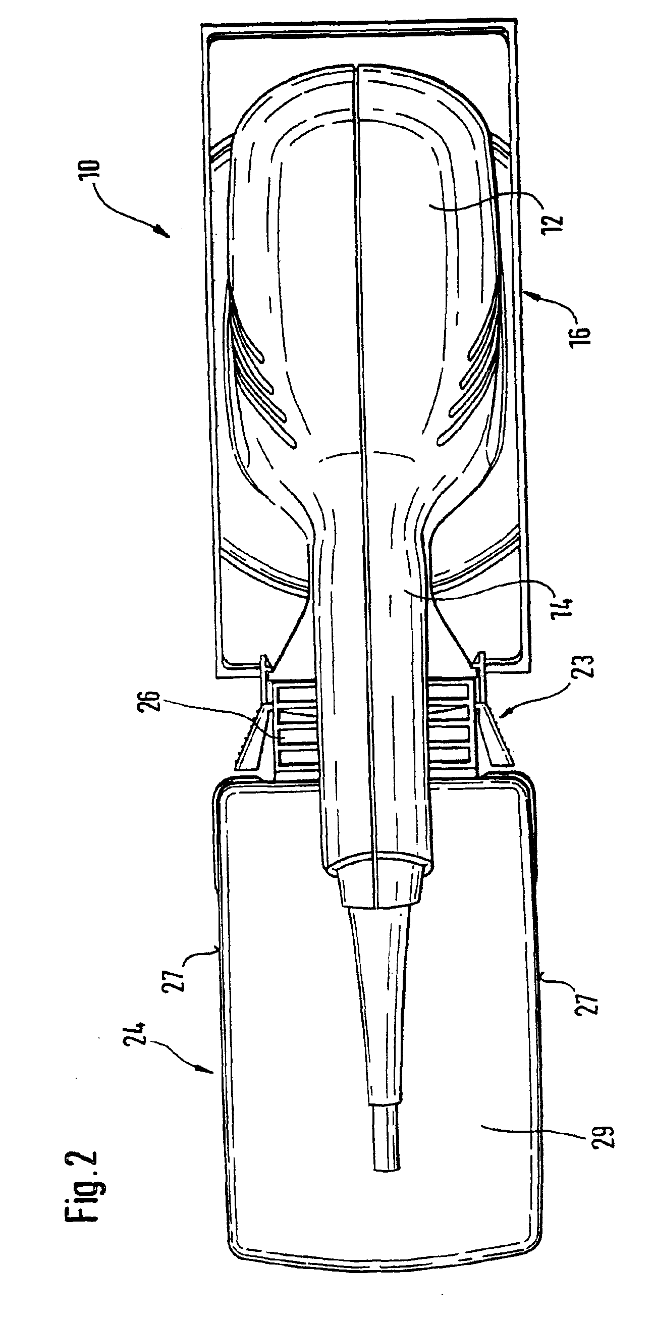 Hand machine-tool comprising a dust extraction device