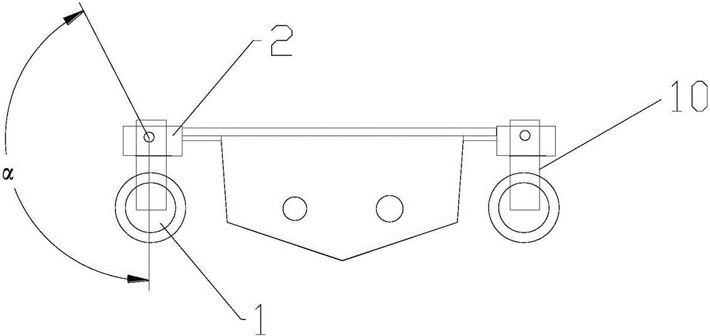 Self-adaptive adjustable device arranged on maritime cruising search and rescue unmanned ship