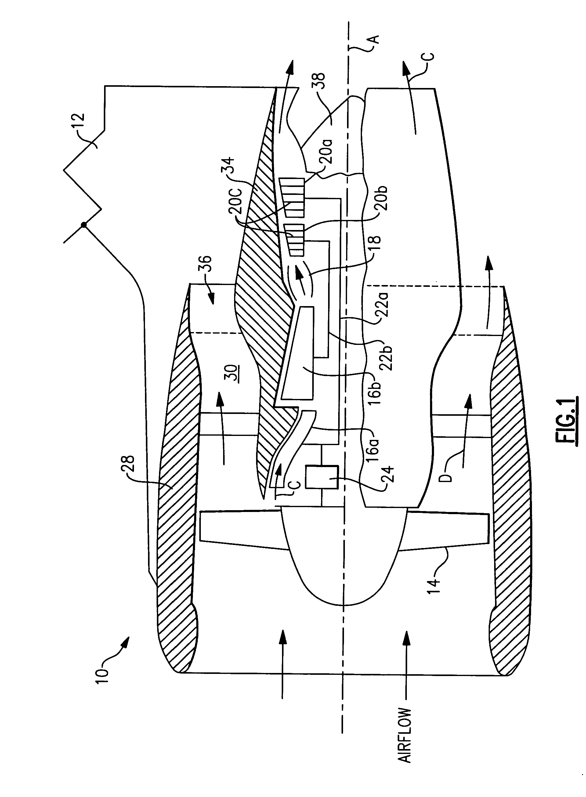 Refractory metal core main body trench