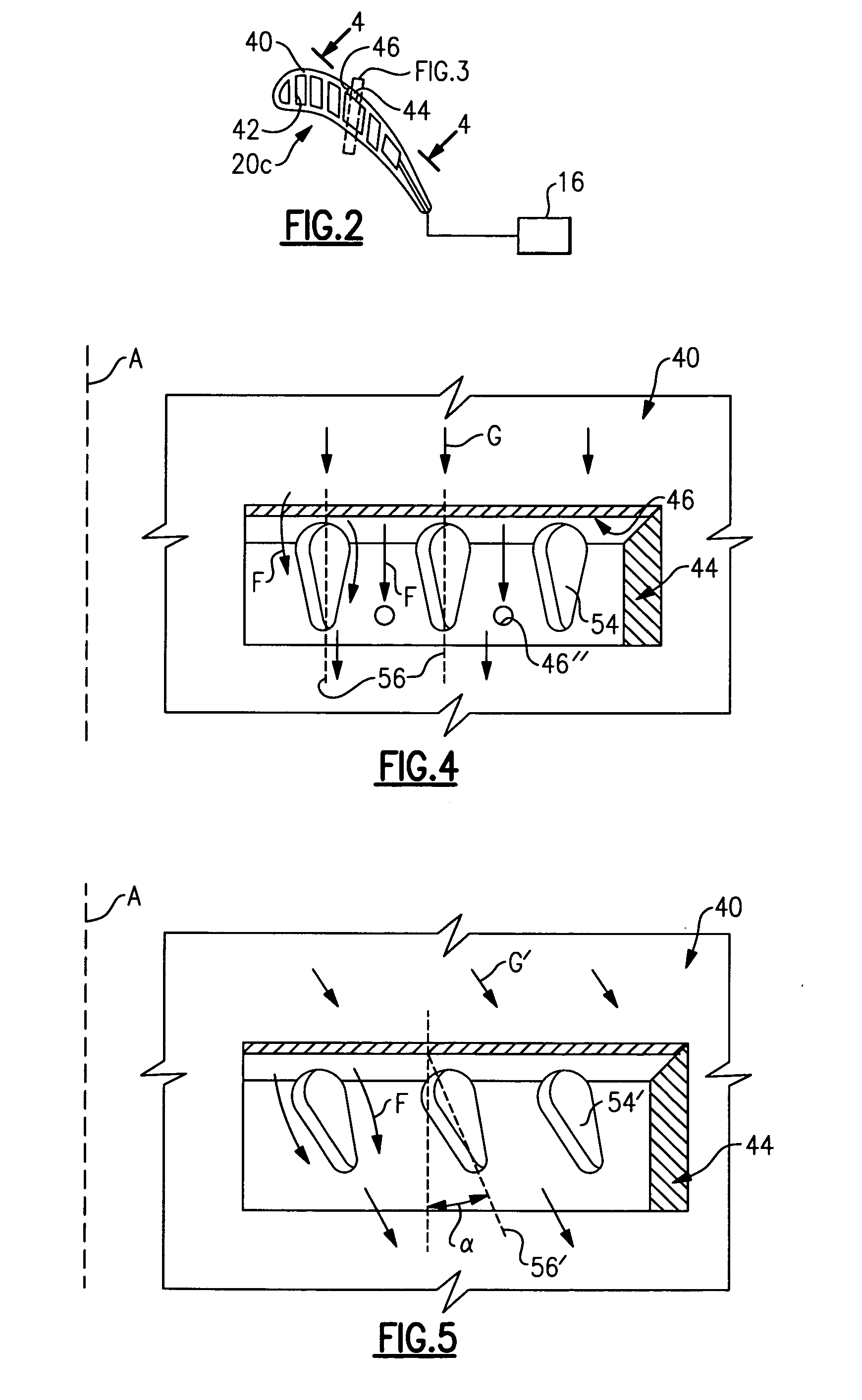 Refractory metal core main body trench