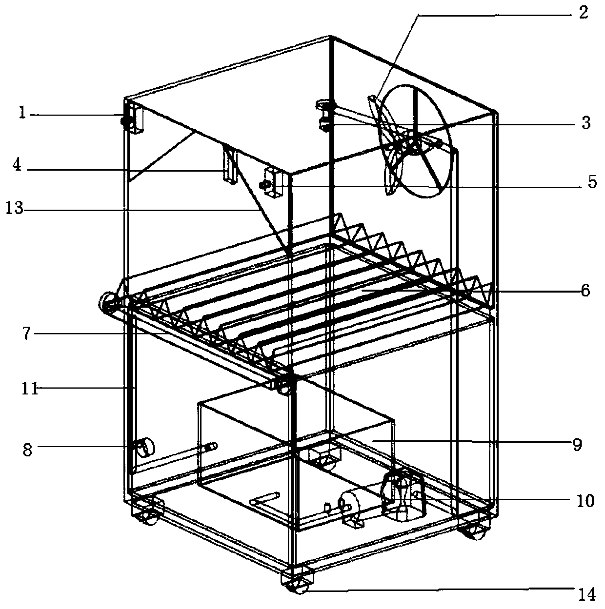 Apparatus and method for testing spray drift distance of plant-protection unmanned aerial vehicle