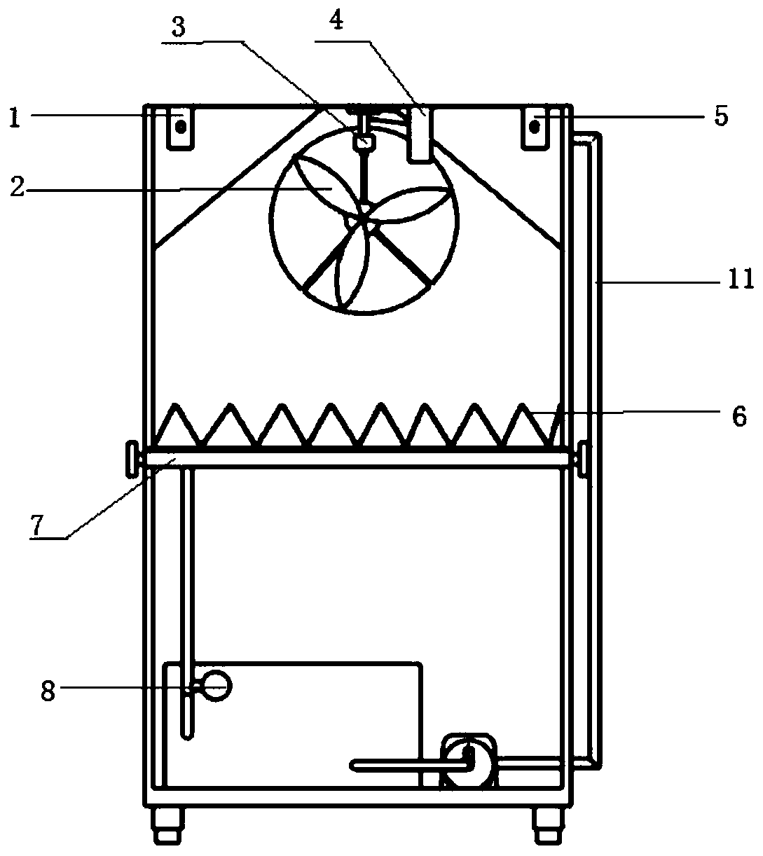 Apparatus and method for testing spray drift distance of plant-protection unmanned aerial vehicle