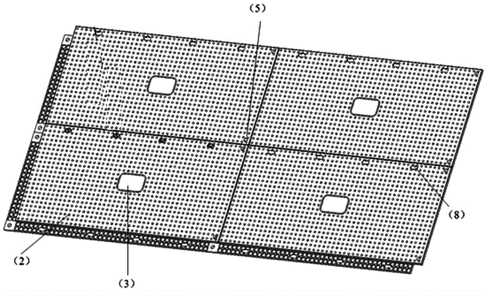 High-strength composite base plate system and preparation process