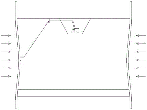 Device for monitoring deformation of steel plate pile surrounding structure in real time