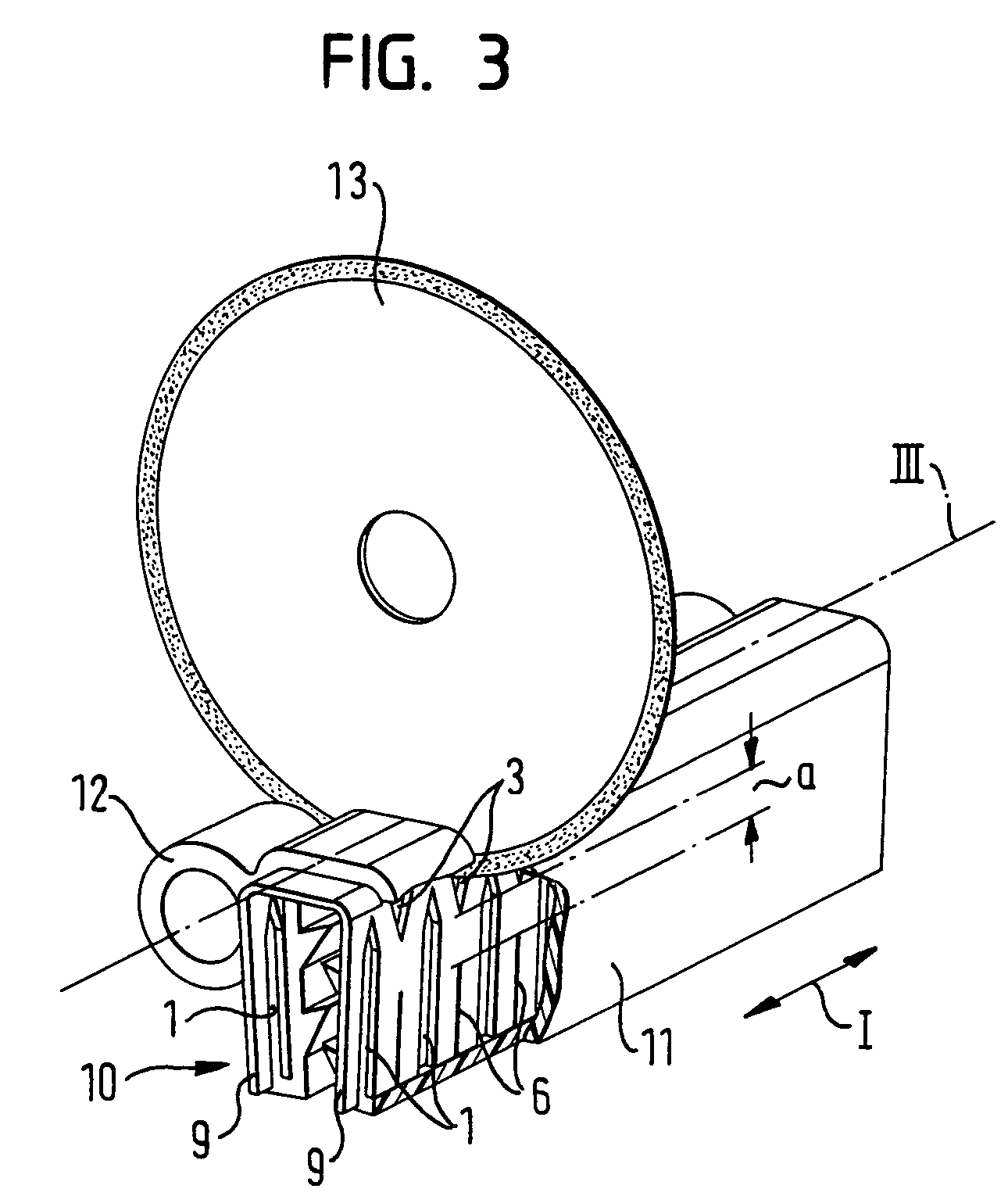 Metal band as inlay for trim strips or sealing strips