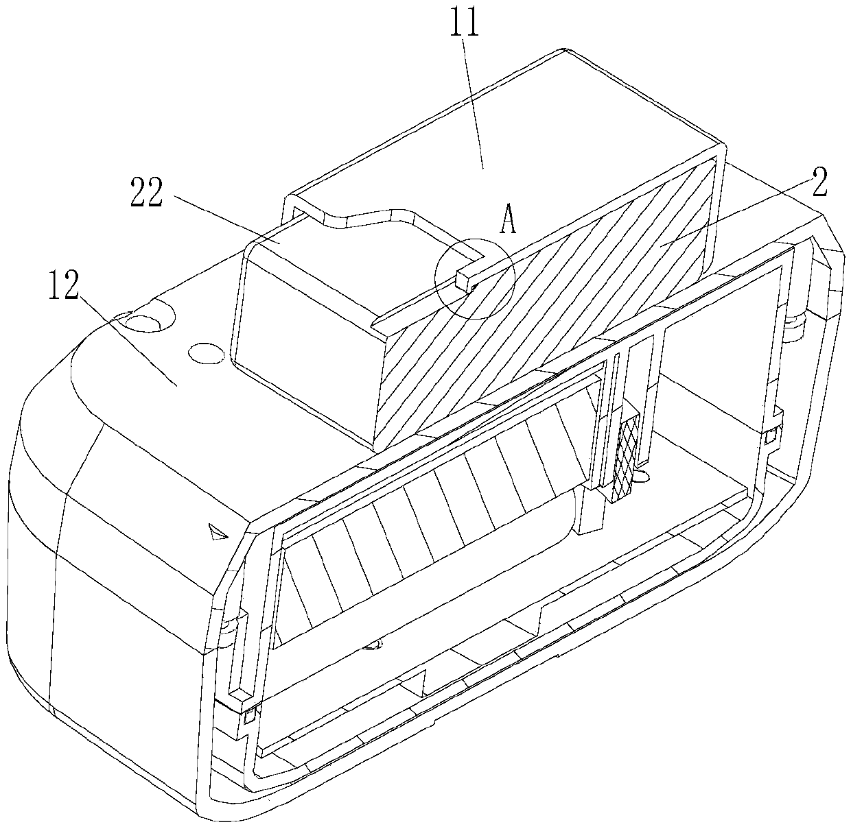 Lock shell, vehicle lock and vehicle