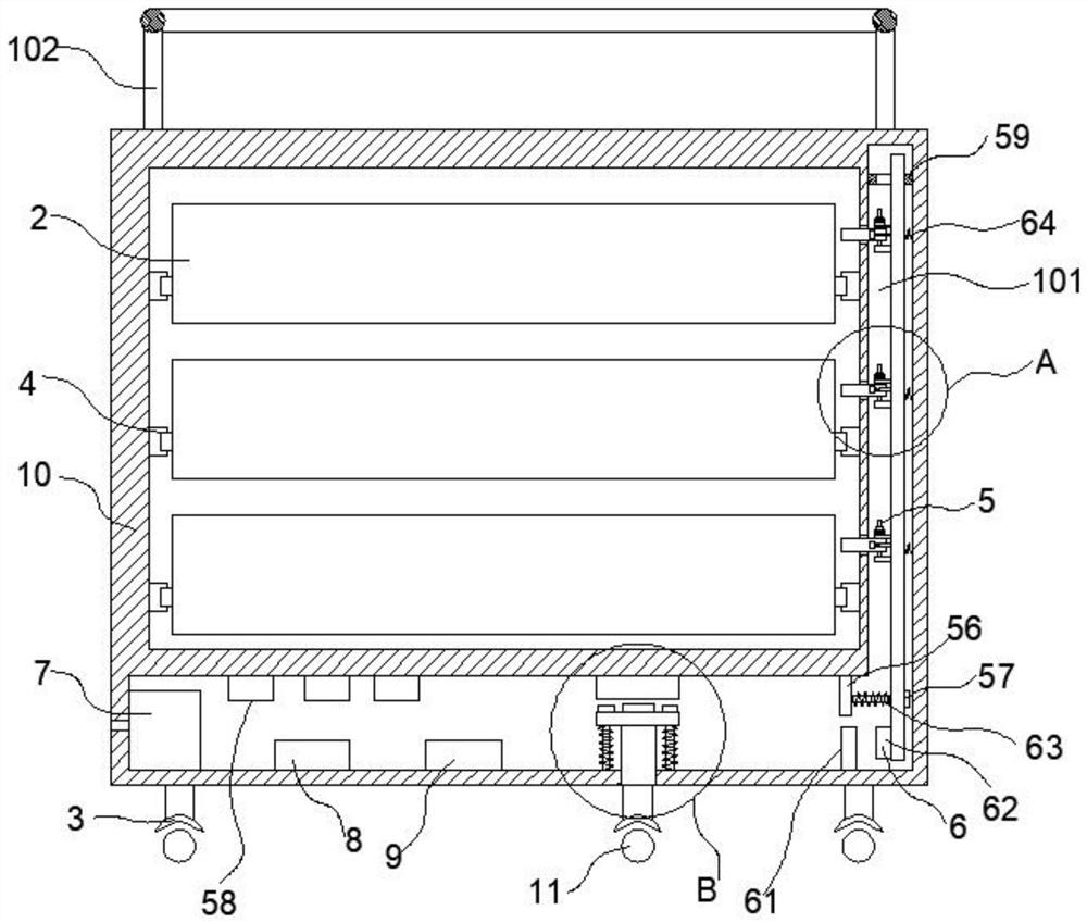 Medical anesthesia trolley