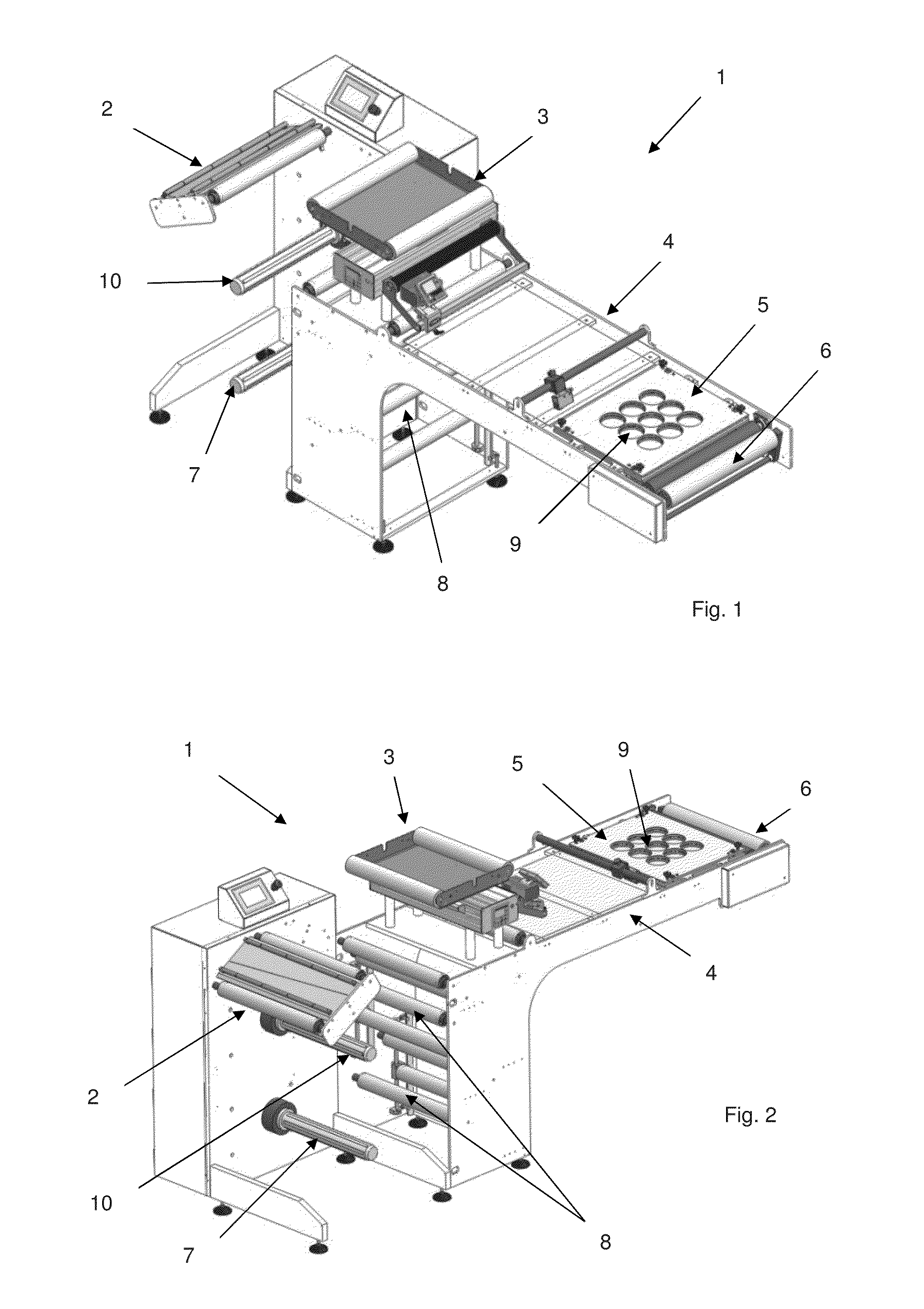 Method and device for conveying polymeric oblates to casting machines and application