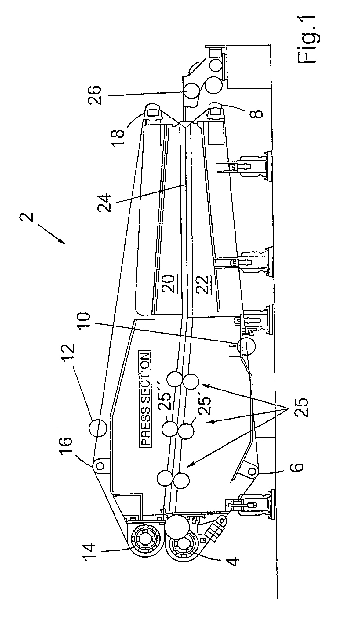 Twin-wire press