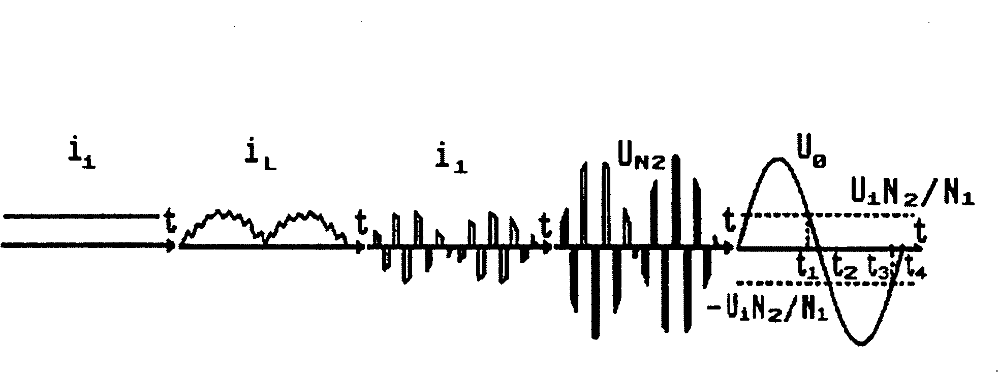 Voltage increase high-frequency link reverser