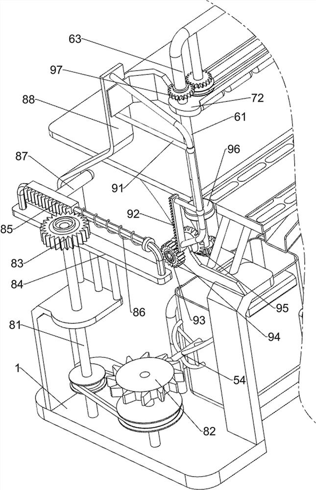 Automatic punching device for breeding nursing bed