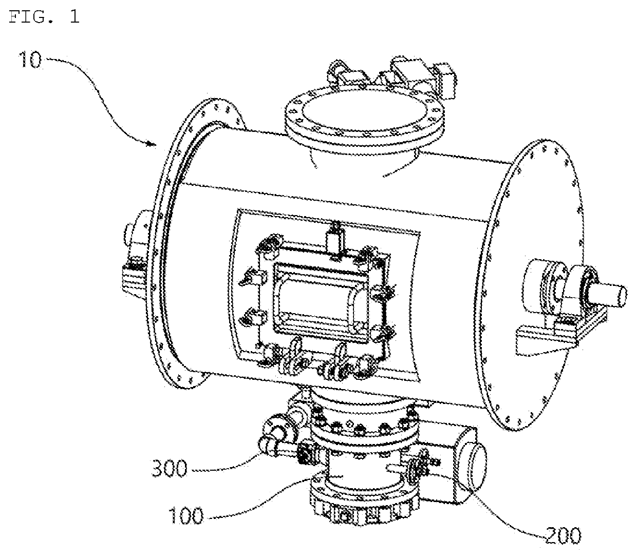 Fines removal apparatus installed on radioactive liquid waste granulat