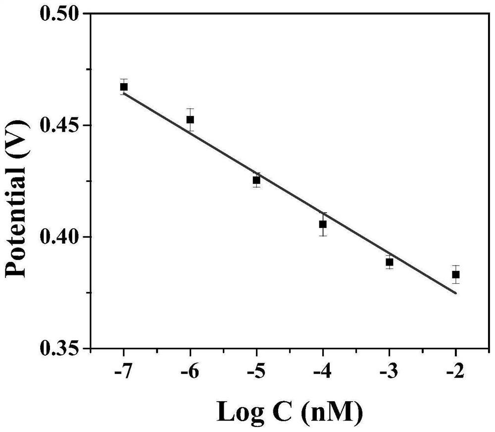 Self-energized photovoltage aptamer sensor based on sulfur vacancy and preparation method and application of self-energized photovoltage aptamer sensor