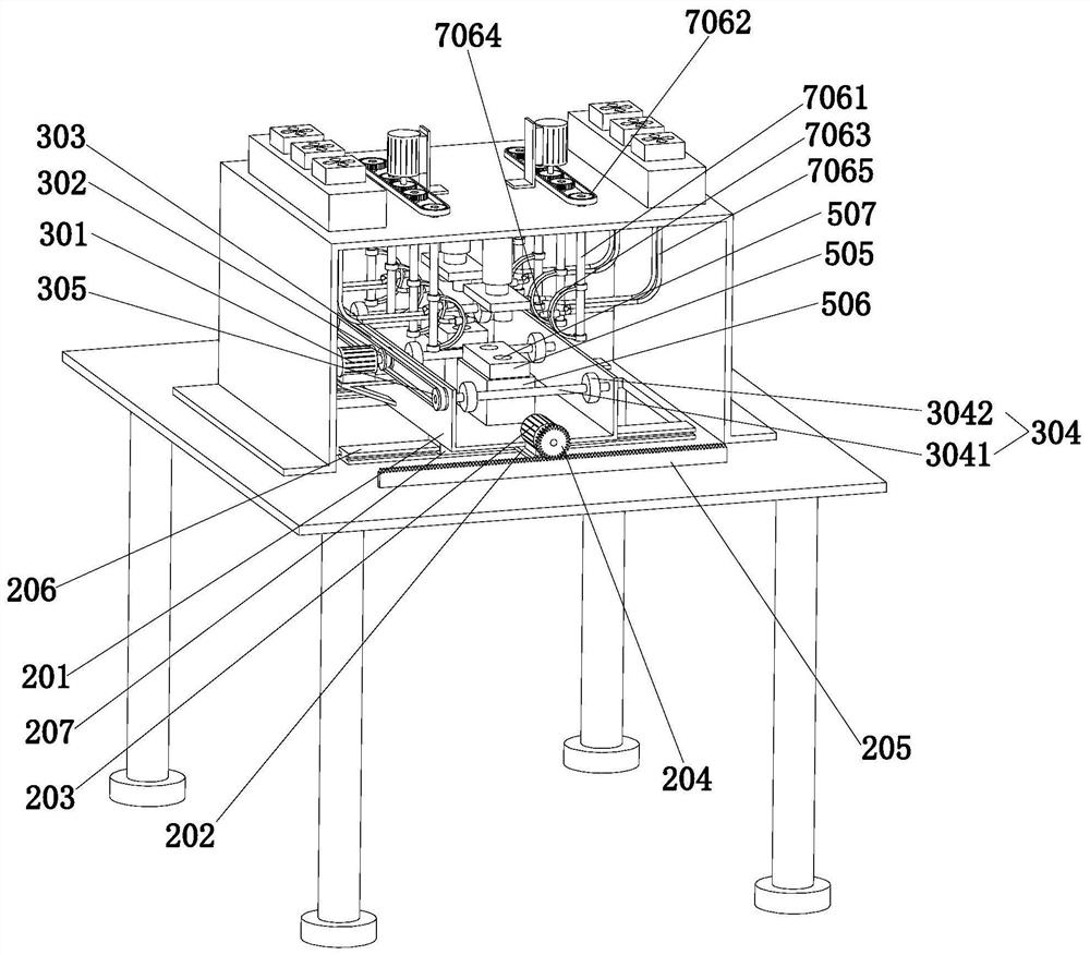 A plug sleeve stamping and forming device for socket production