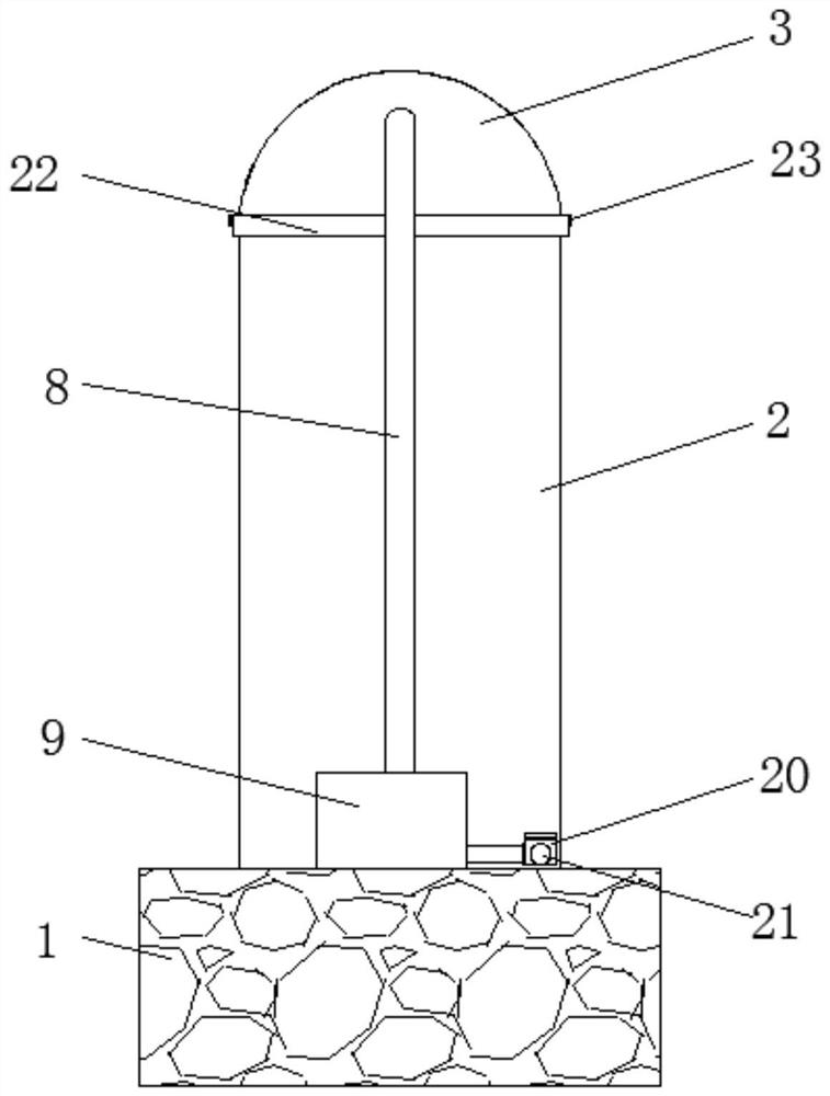 A water purification device for recycling reservoir resources