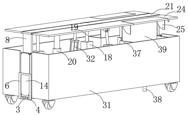 Multifunctional gastric lavage bed